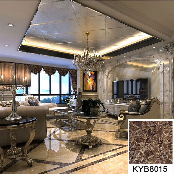 金艾陶大理石瓷磚：深啡網(wǎng)KYP8015空間設計鋪貼圖